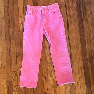 ROLLA'S Pink Straight Leg Jeans